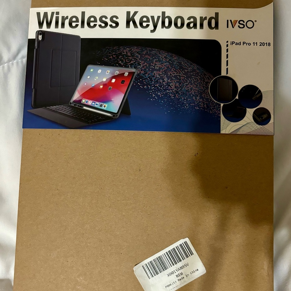 New IVSO Wireless Keyboard for iPad Pro 11-2018